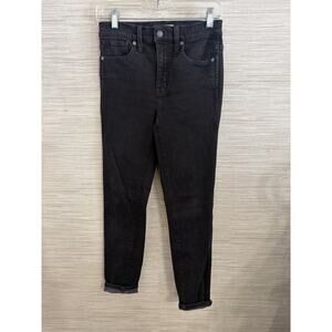Madewell Women's Black 10" High-rise skinny Jeans size 26